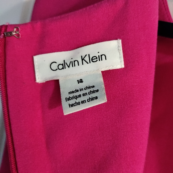 Midi pink Calvin Klein dress - Picture 4 of 4